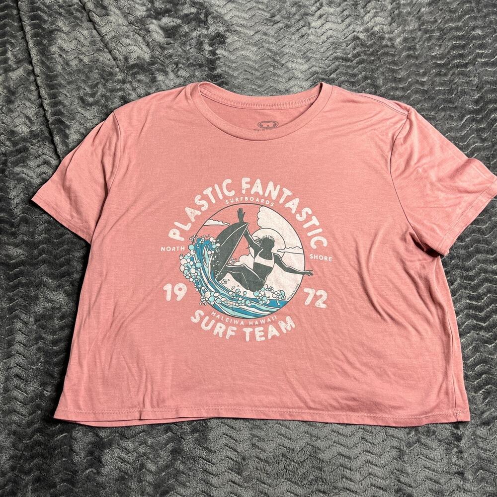 Plastic Fantastic Women's North Shore Team Crop Top size XL